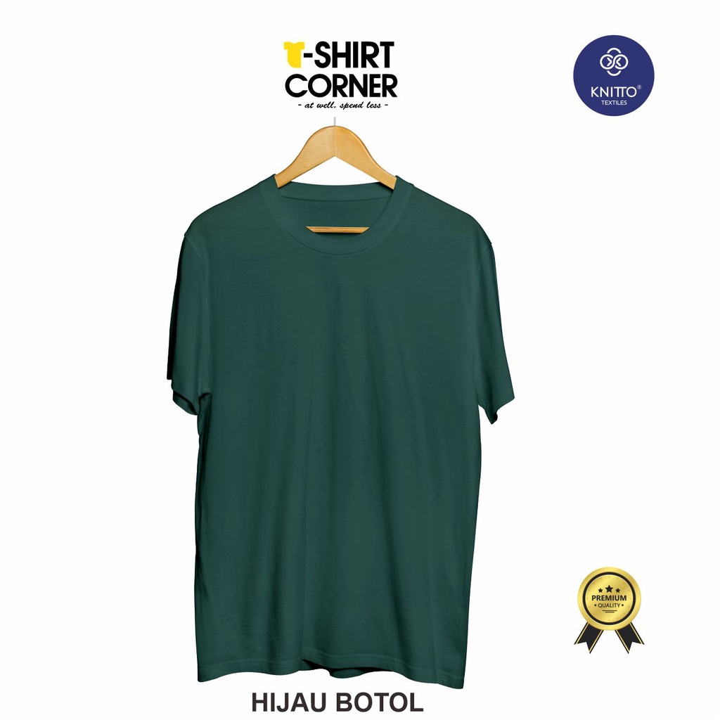 Jual BAJU KAOS POLOS COTTON COMBED 30S PRIA WANITA KNITTO PREMIUM ...