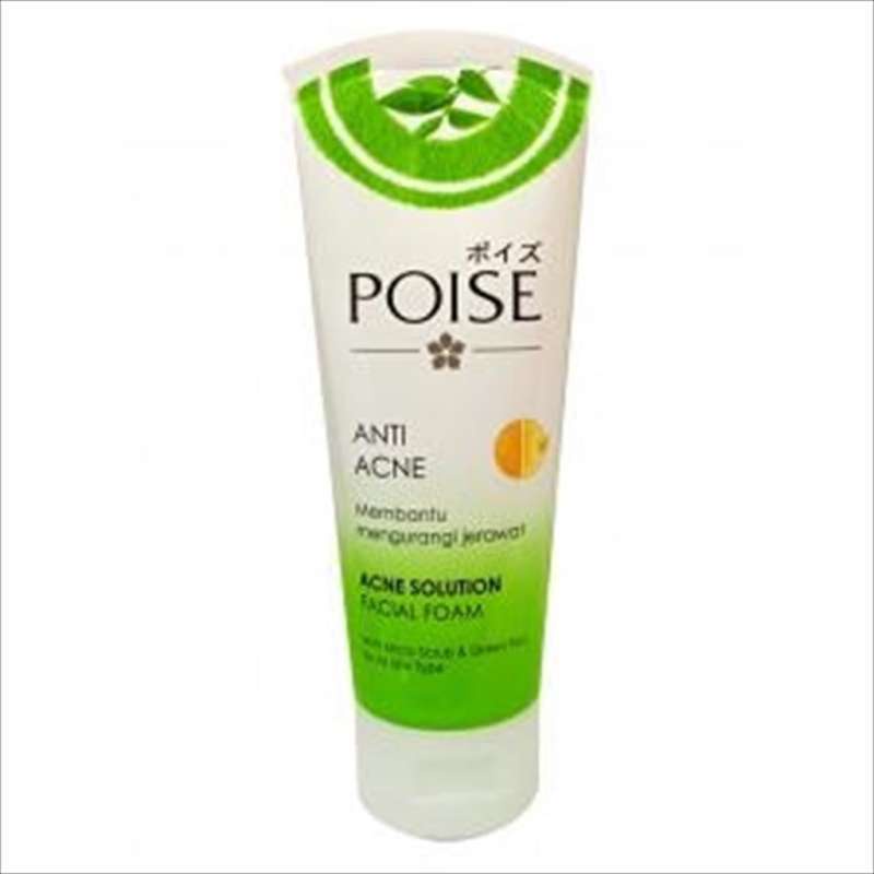 Jual POISE ANTI ACNE Acne Solution FACIAL FOAM 100G Shopee Indonesia