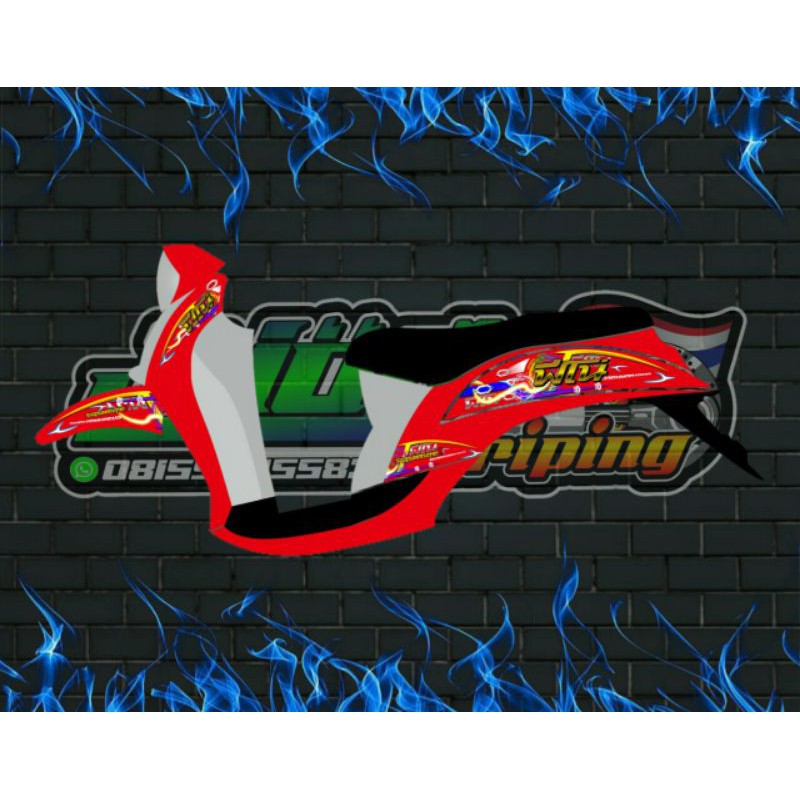 Jual STRIPING STICKER FINO GRANDE,FI,125 TRANSPARAN UV 098 | Shopee ...
