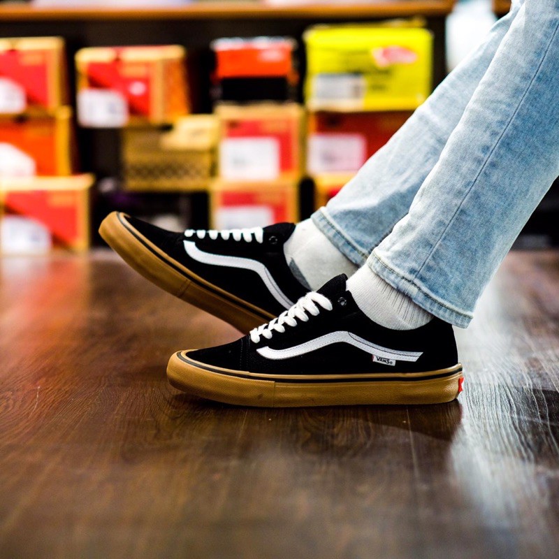 Vans old clearance skool gum pro