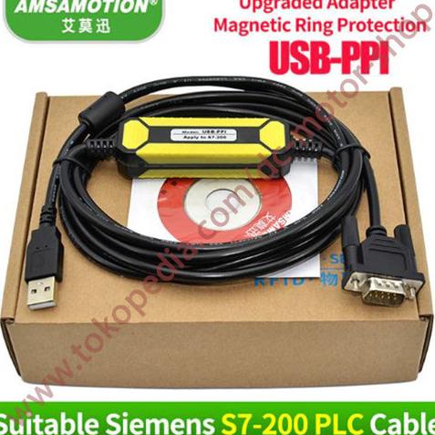 Jual Usb-Ppi Plc Siemens S7-200 6Es7 901-3Cb30-0Xa0 Pc-Ppi Rs232/Ppi ...