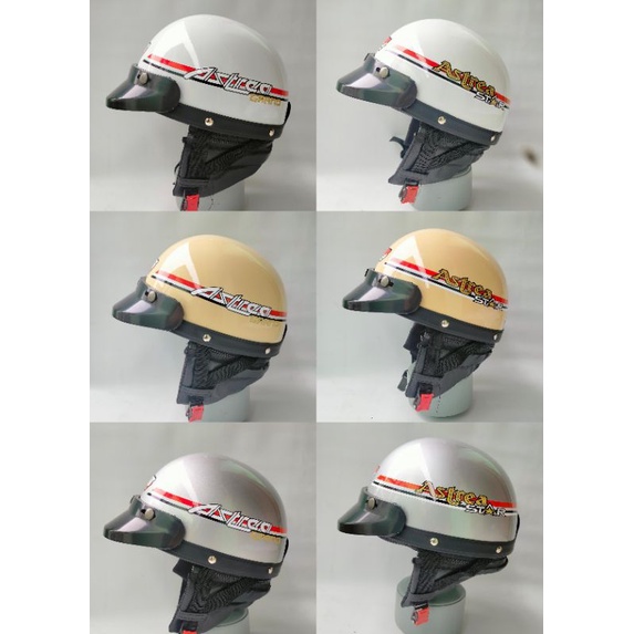 Jual Helm Honda Jadul Chip New Astrea Grand Astrea Star / Helm custom
