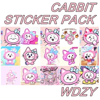 Jual Sticker Cabbit WDZY ITZY Stiker Set | Shopee Indonesia