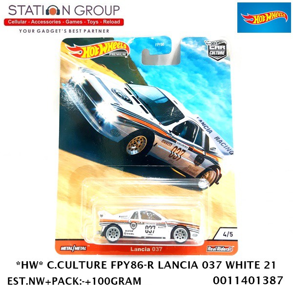 Jual HOT WHEELS HW CAR CULTURE FPY86-R LANCIA 037 WHITE 21 - DIECAST ...