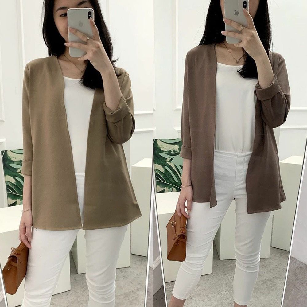 Jual COD Outer Basic jasmine | Shopee Indonesia