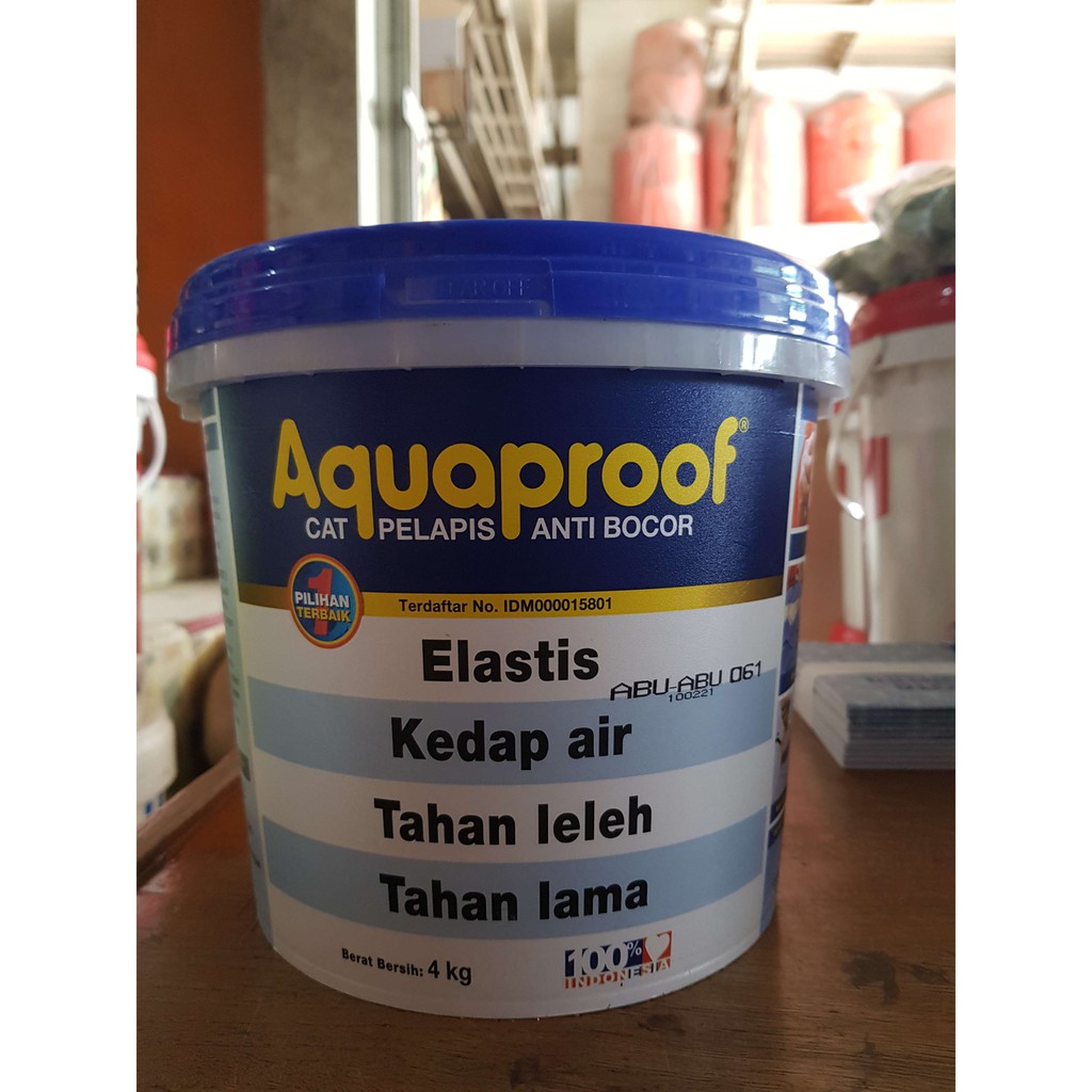 Jual Aquaproof Cat Pelapis Anti Bocor 5kg Galon Berat Bersih 4kg Cat Anti Rembes Penambal 8620