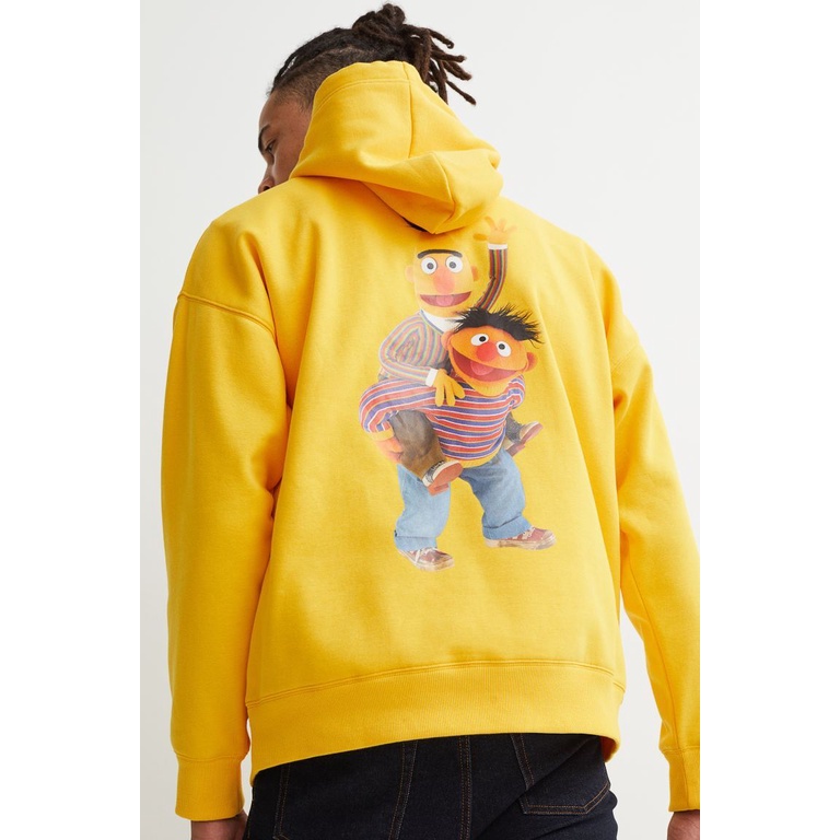 Jual Hoodie Jaket Hu0026M hnm Sesame Street Yellow Original | Shopee Indonesia