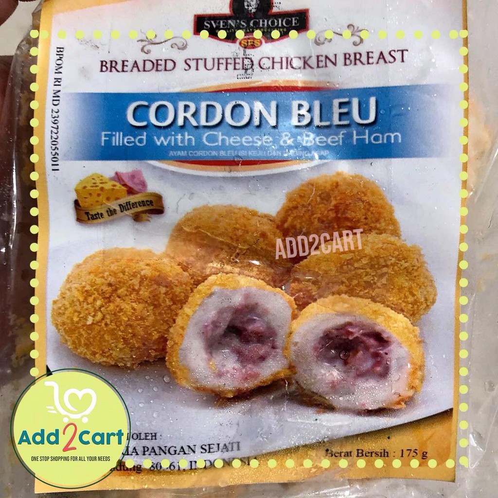 Jual SVEN'S CHOICE CHICKEN CORDON BLEU BALLS (5pcs) 175gr Shopee