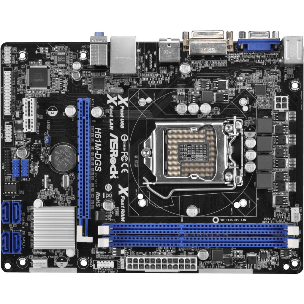 ASRock Windows10PT2BD-RE,FDD,1TBSSD,32GB Jual ASRock H61M