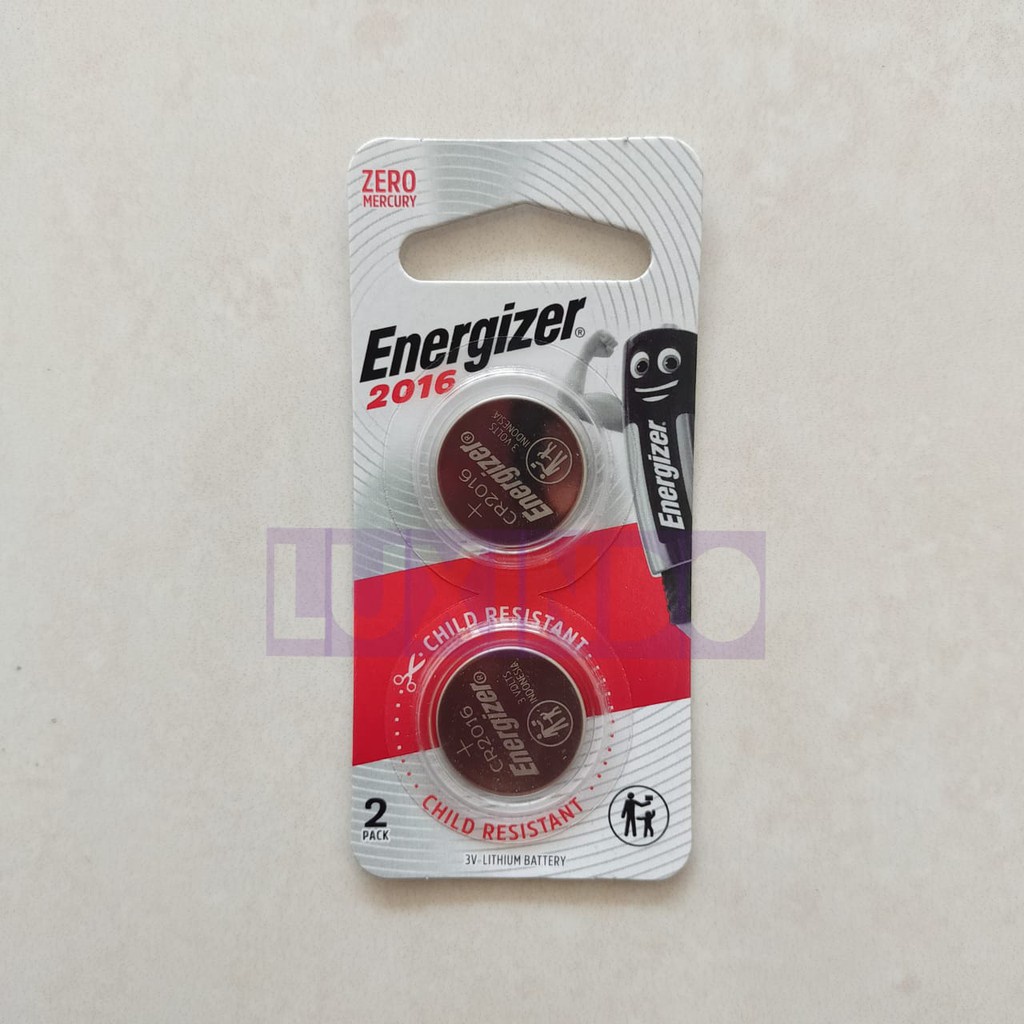 Jual Baterai/Battery/Batere Energizer CR2016 3V - Nusa's | Shopee Indonesia