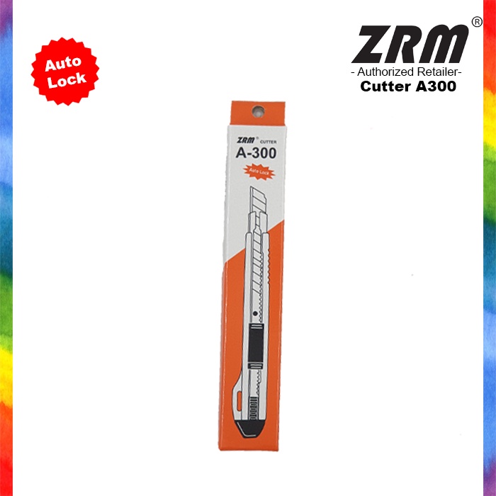 Jual ZRM Cutter / Cutter Kecil A-300 Autolock 9mm | Shopee Indonesia