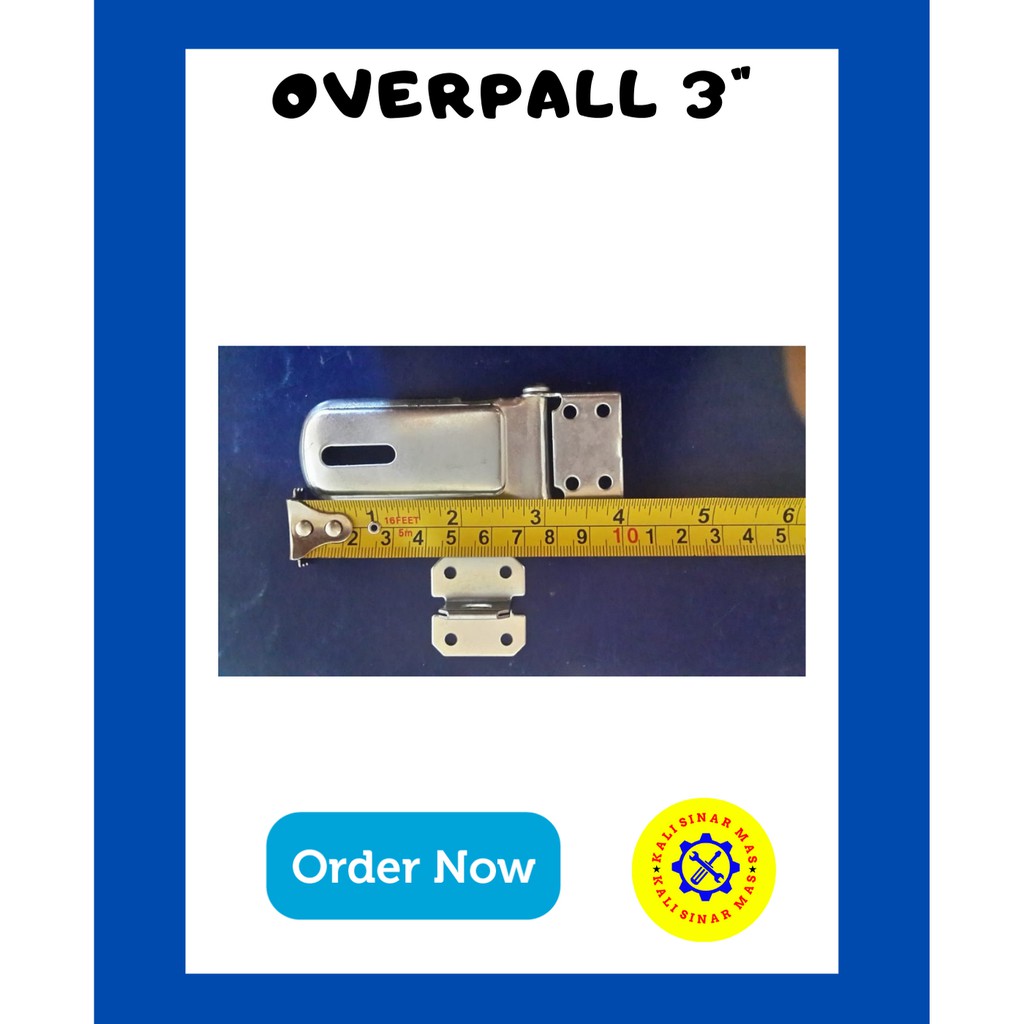 Jual Overpall Overpal 3 Inch Badak Tekuk Kaitan Cantolan Gembok Pintu ...
