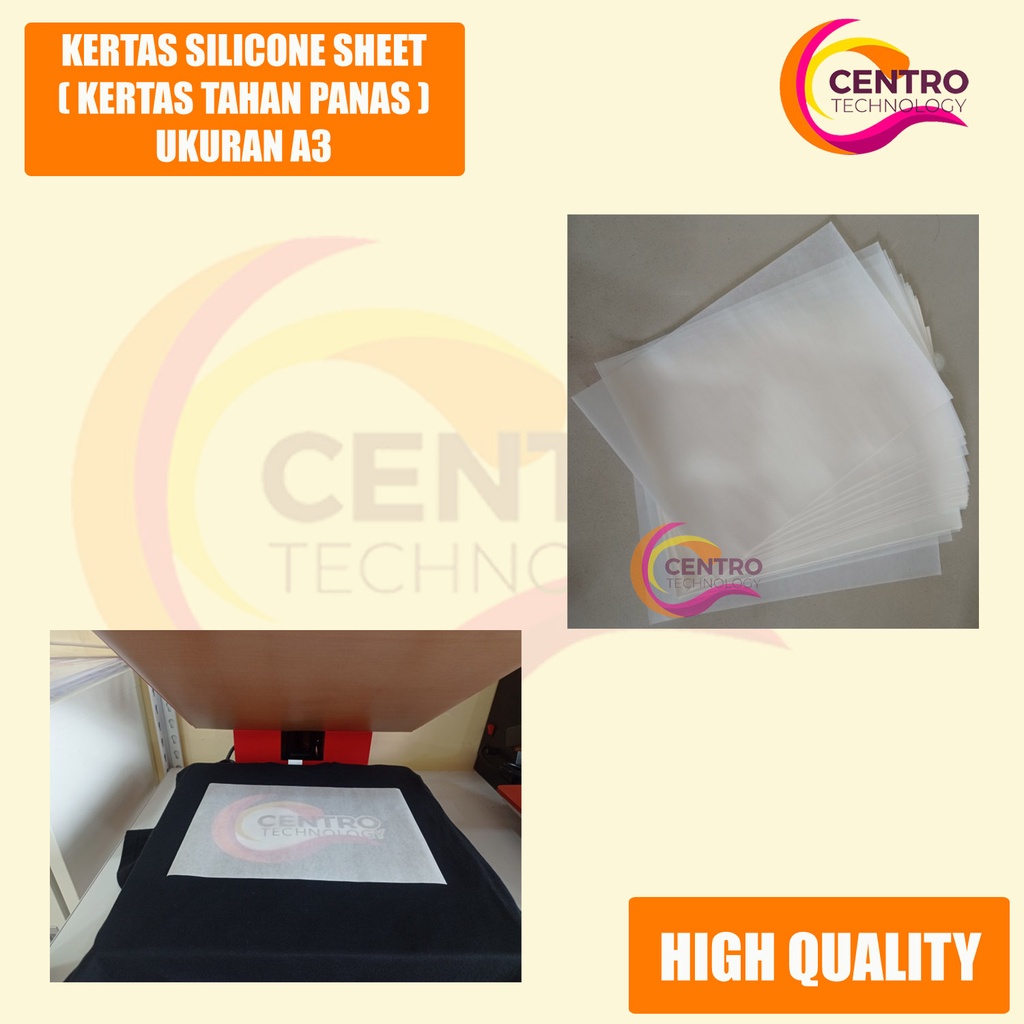 Jual Kertas Silicone Sheet Transfer Paper 3g Opaque A3 Kertas Anti Panas Shopee Indonesia 1718