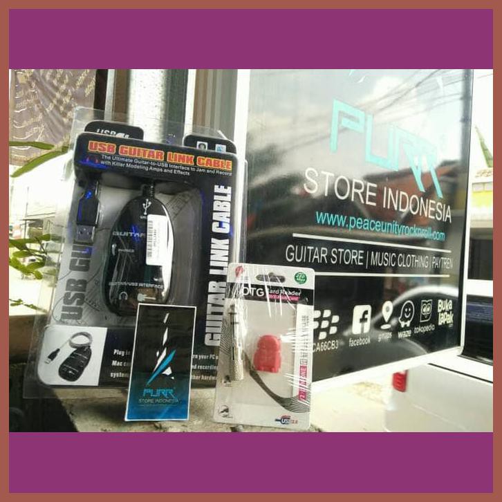 Jual PAKET EFEK GITAR ANDROID & PC, USB GUITAR LINK