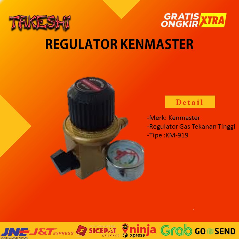 Jual REGULATOR KEPALA GAS LPG TEKANAN TINGGI METERAN HIGH PRESSURE GA