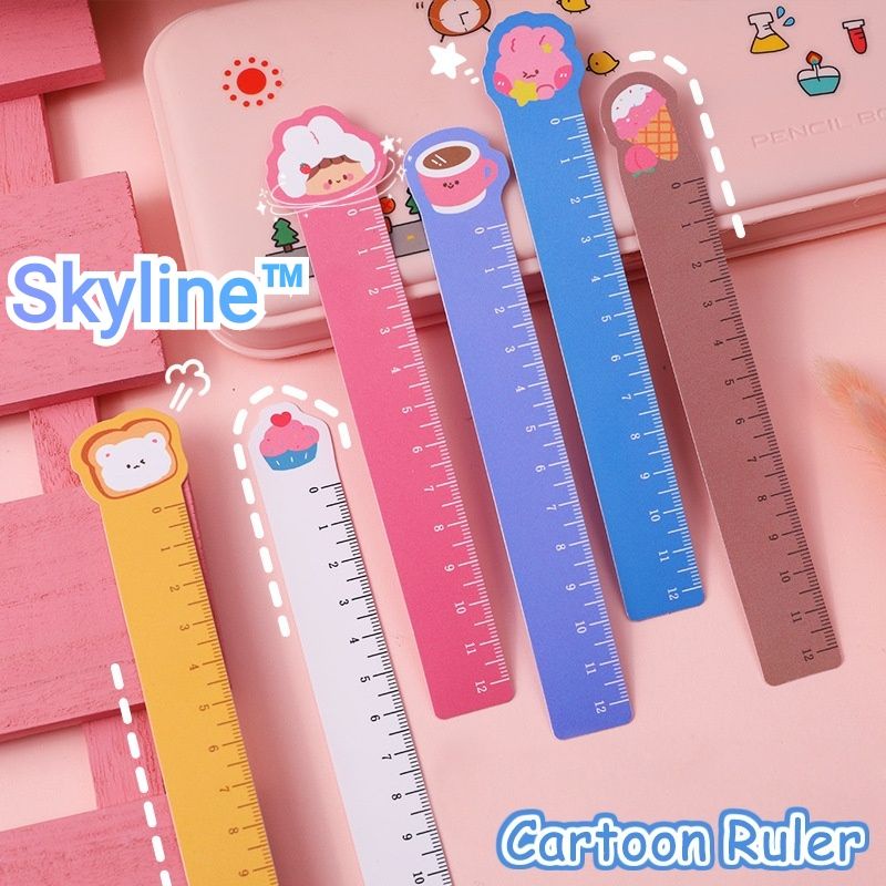 Jual Penggaris Warna Warni Dengan Design Animal Lucu Dan Imut | Shopee
