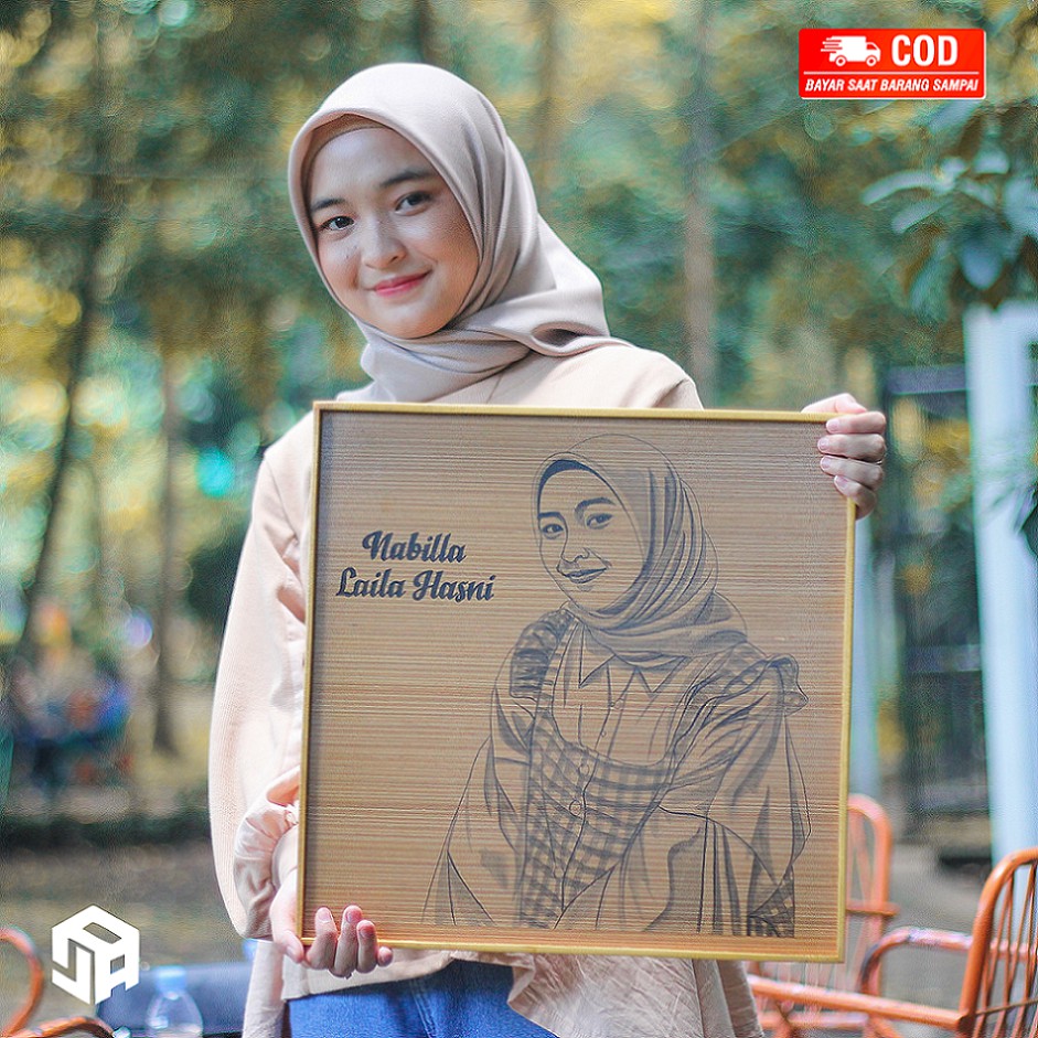 Jual Gift Ultah Kado Ulang Tahun Cetak Foto Plus Bingkai Kaca