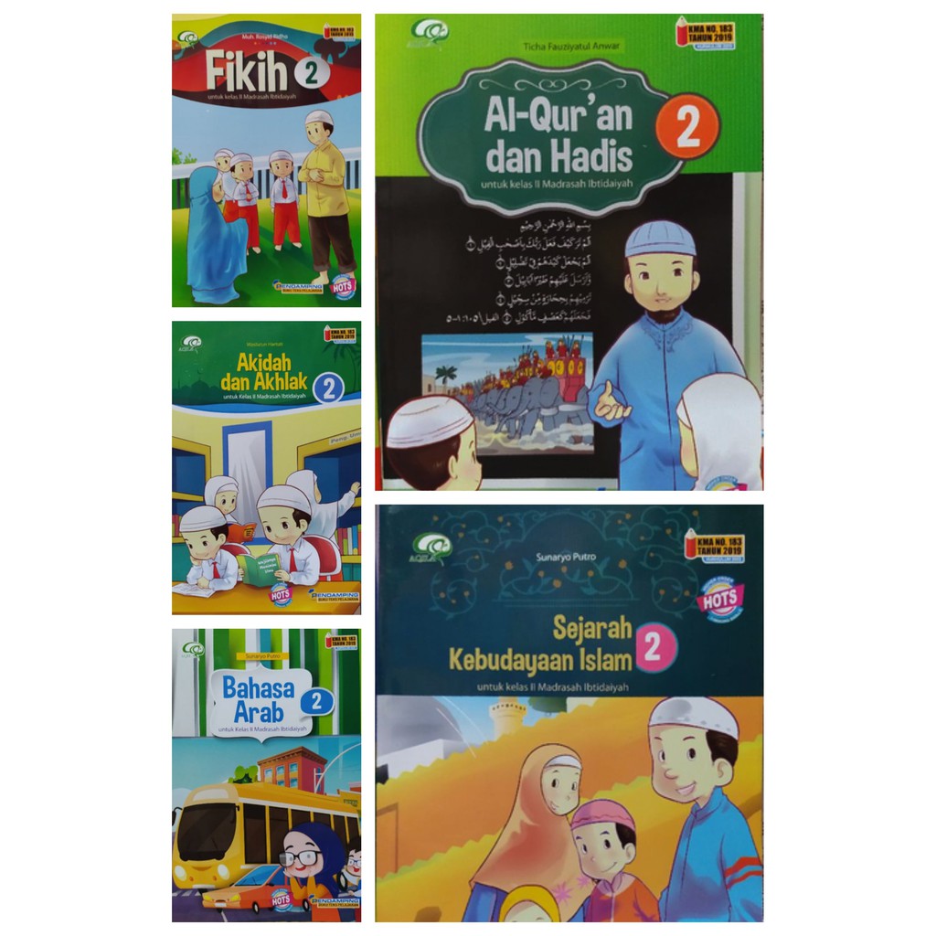 Jual Akidah Akhlak Bahasa Arab Fikih Al Quran Hadis SKI Mi Kelas 2 ...