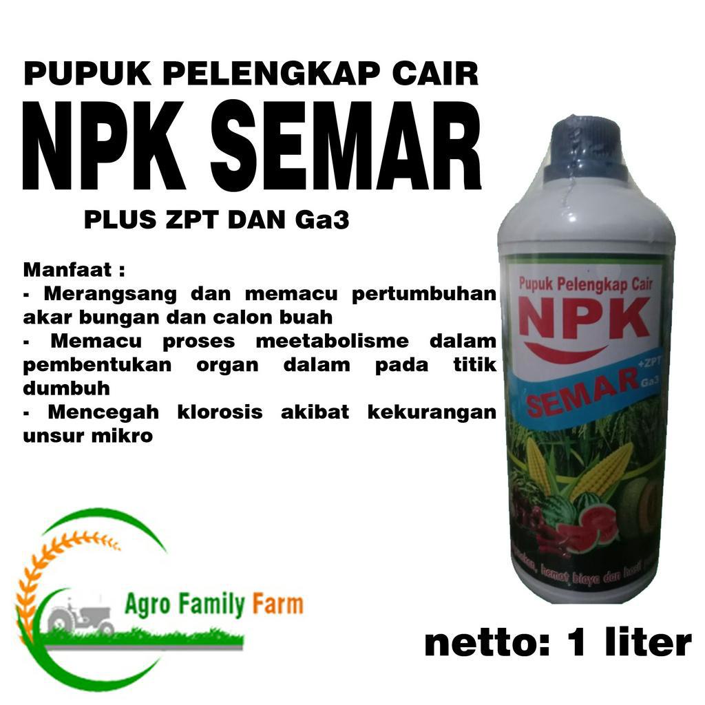 Jual Pupuk Cair NPK Semar Plus ZPT Dan Ga3 1 Liter Shopee Indonesia