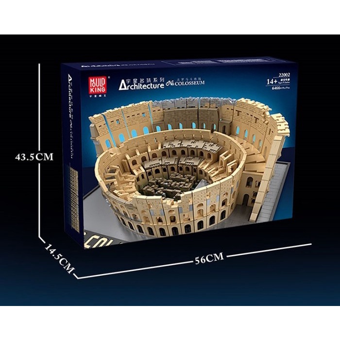 Jual MOULD KING 22002 ARCHITECTURE THE COLOSSEUM IN ANCIENT ROME BRICKS ...