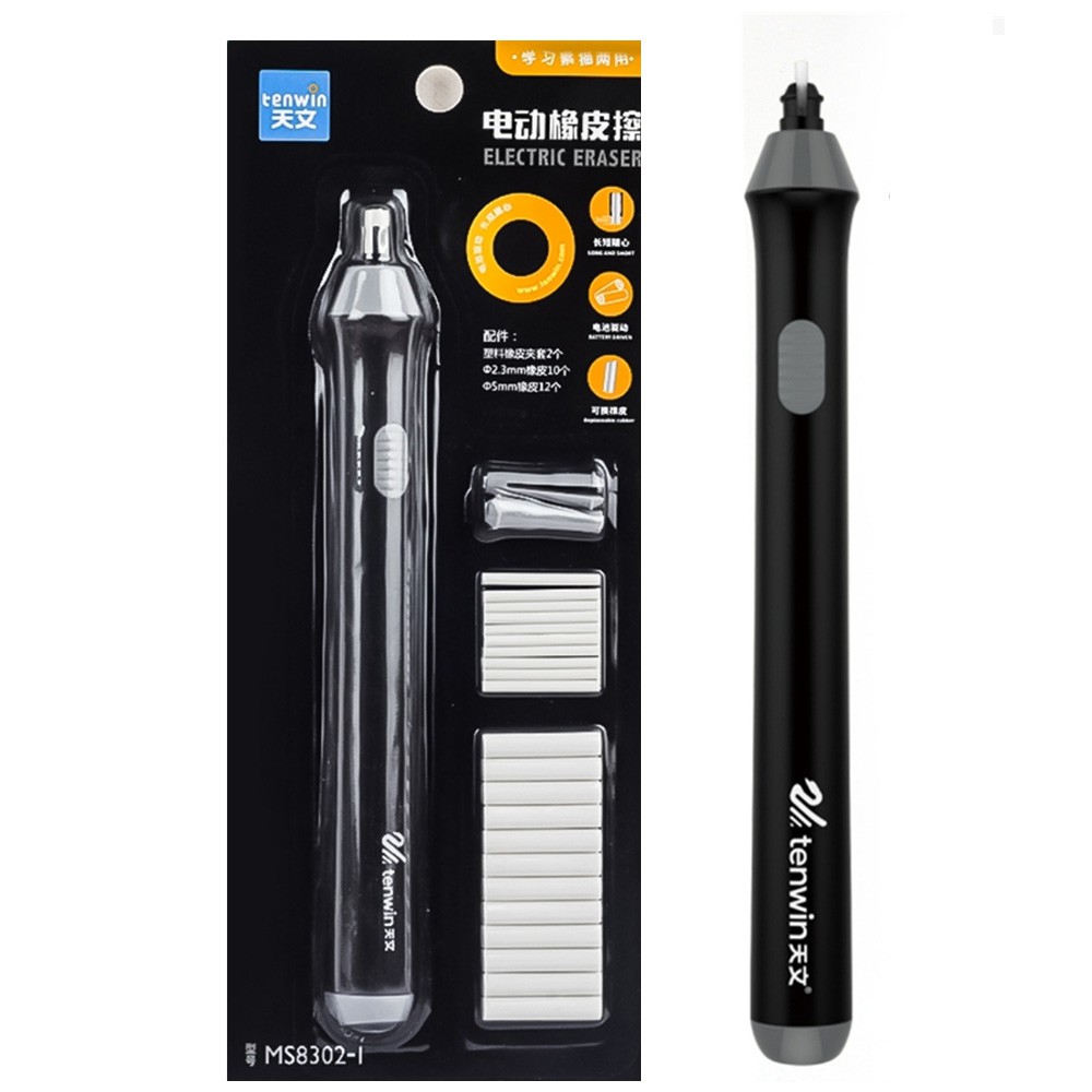 Jual Tenwin Electric Eraser / Battery Eraser / Penghapus Pensil