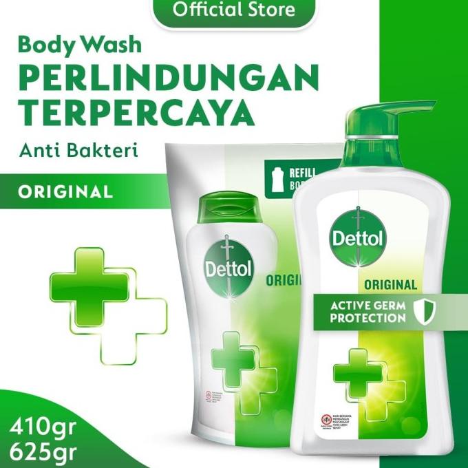 Jual Dettol Sabun Mandi Original 625 Ml & 410Ml | Shopee Indonesia