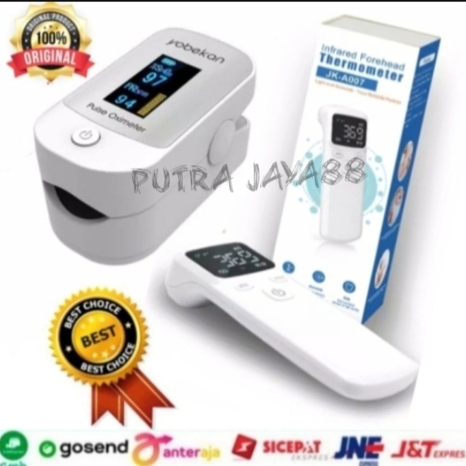 Jual Paket Thermometer Oximeter Termometer Oxymeter Shopee Indonesia