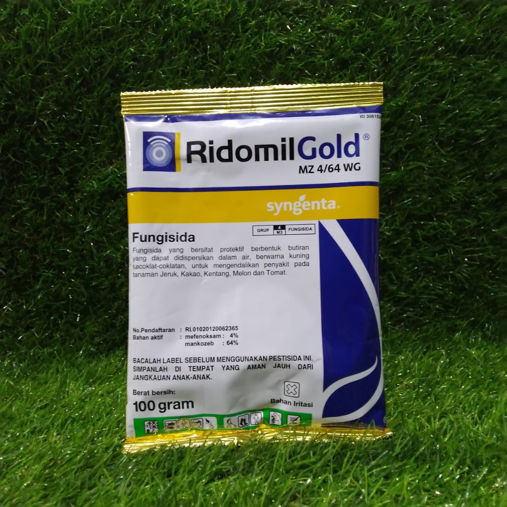 Jual RIDOMIL 100gram/ fungisida bersifat sistemik dan kontak/untuk ...