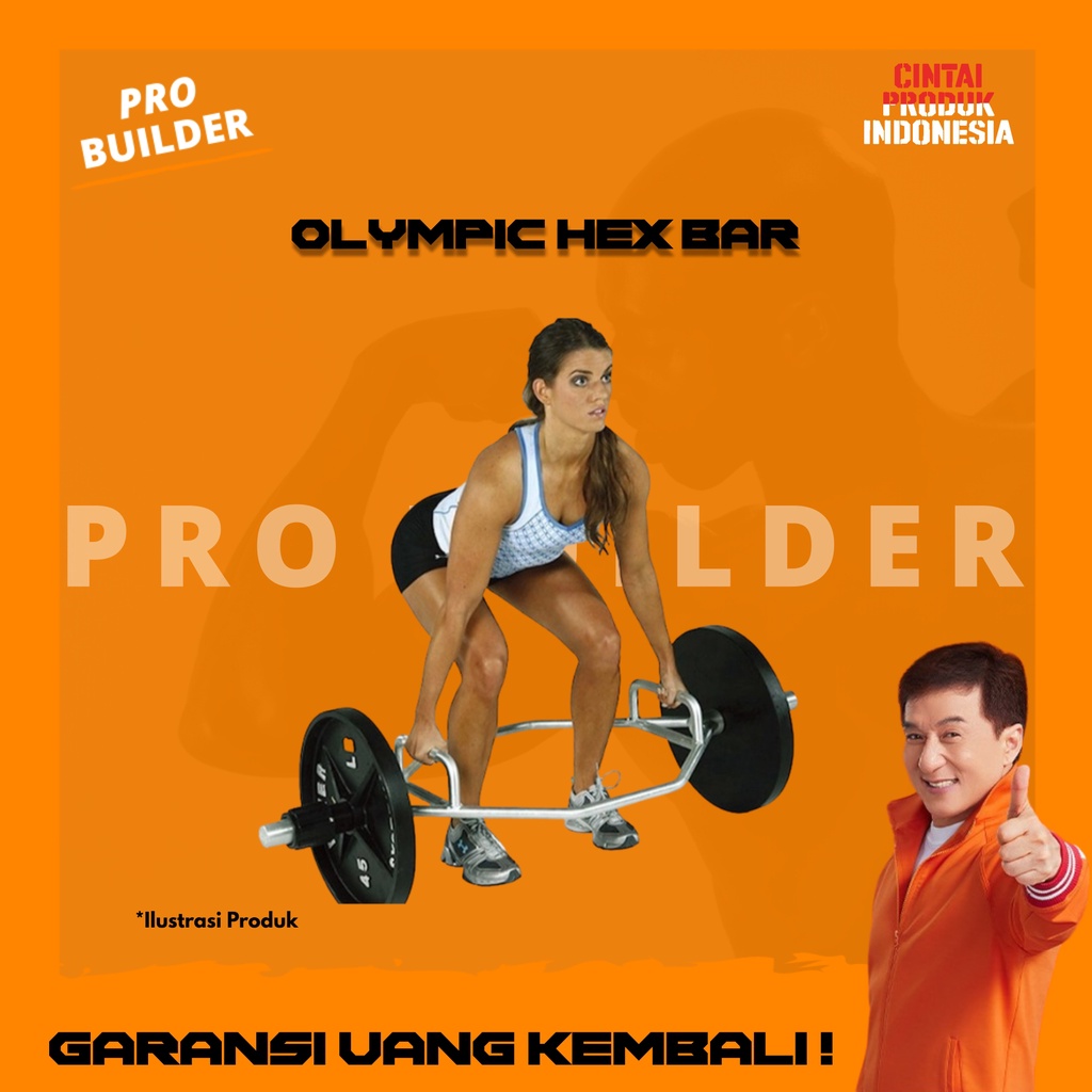 Jual Home Gym Fitness Olympic Hex Bar Trap Bar Six Border Shopee Indonesia