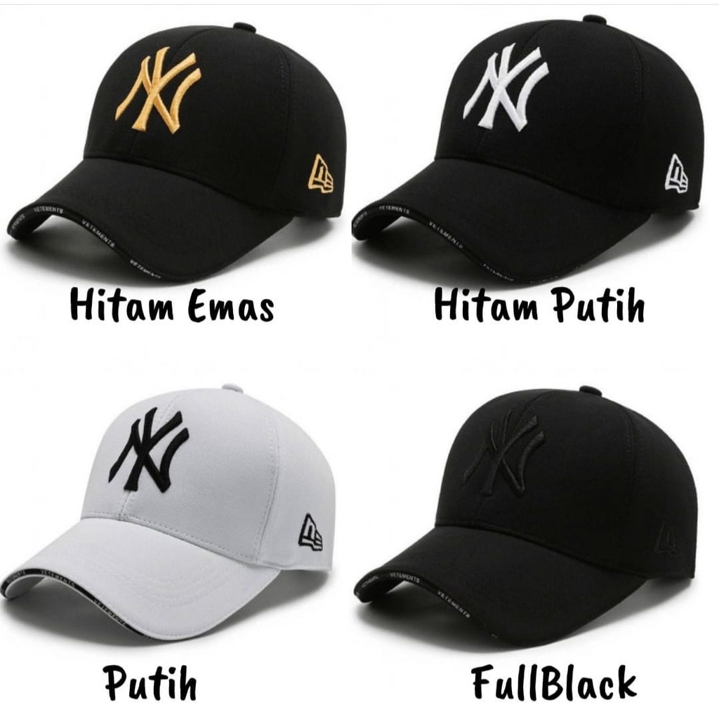 Jual Topi MLB New York Yankees Black Original + Tag Price Topi