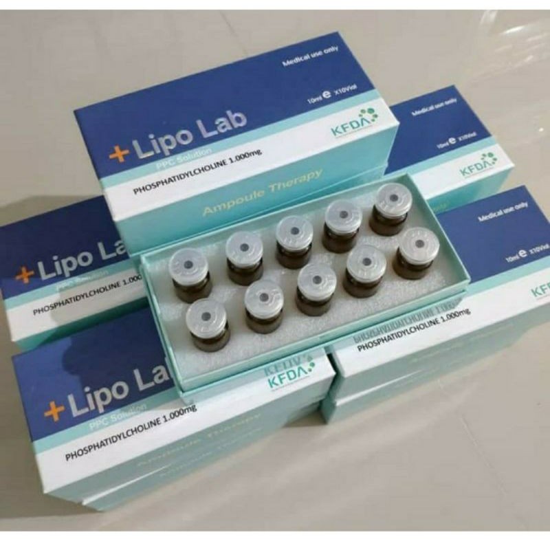 Jual Lipo Lab + PPC Injeksi Penghancur Lemak Pelangsing Tubuh Per Box ...
