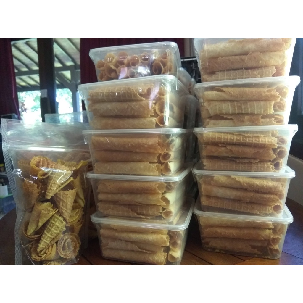 Jual Kue Semprong rasa Kelapa (Koe Semproeng) | Shopee Indonesia