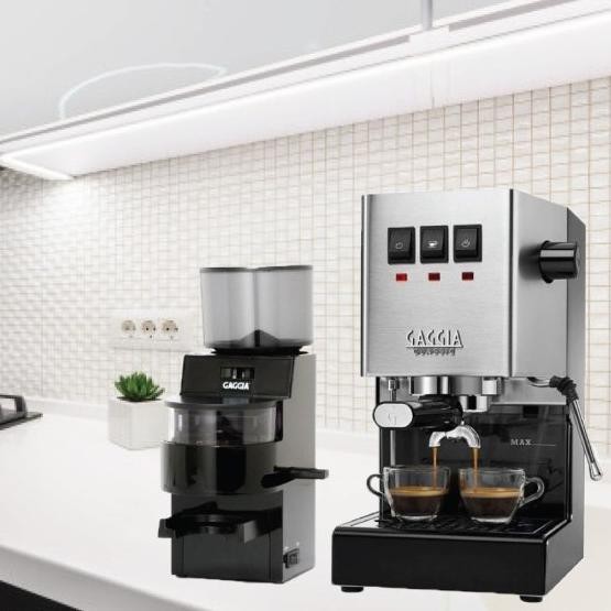 Jual Bundling Espresso Coffee Machine Gaggia Classic dan Grinder MDF