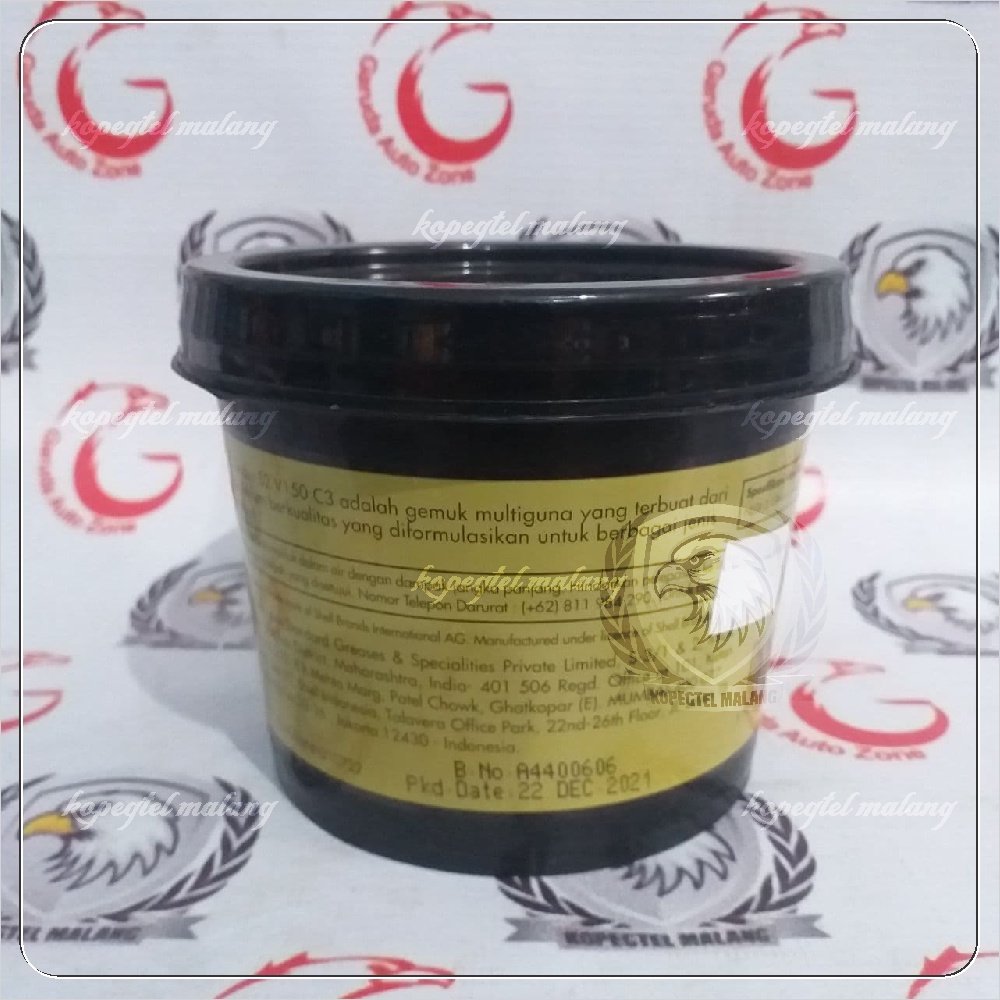 Jual Grease Gemuk Stempet SHELL GADUS S2 V150C 3 merah 500gr 11491bk ...