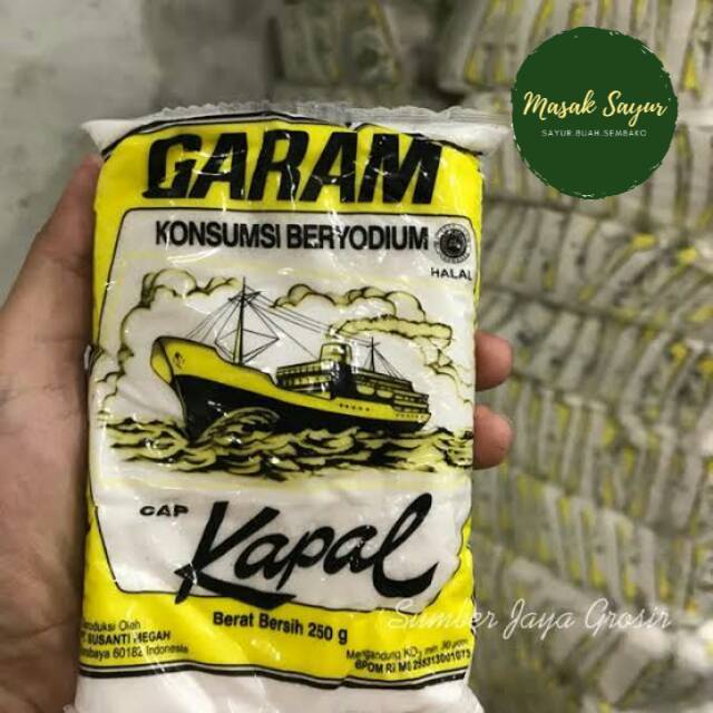 Jual Garam dapur cap kapal | Shopee Indonesia