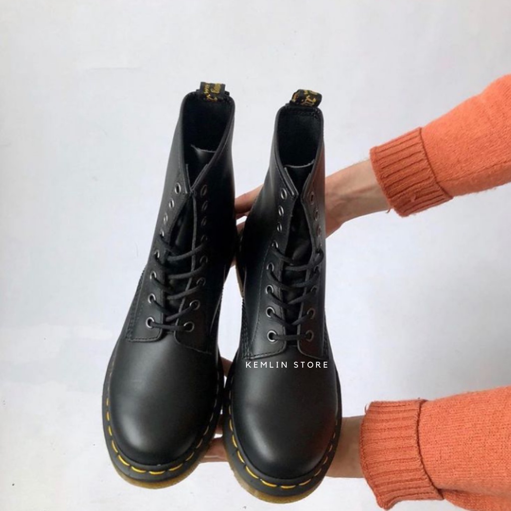 Jual Sepatu Boots Pria Wanita Unisex 8 Hole Drmartens Docmart Dokmart Domart Drmartens Bla