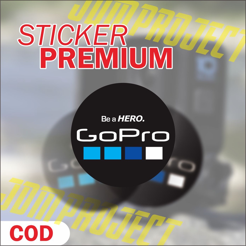 Jual sticker printing GOPRO BULAT | Shopee Indonesia