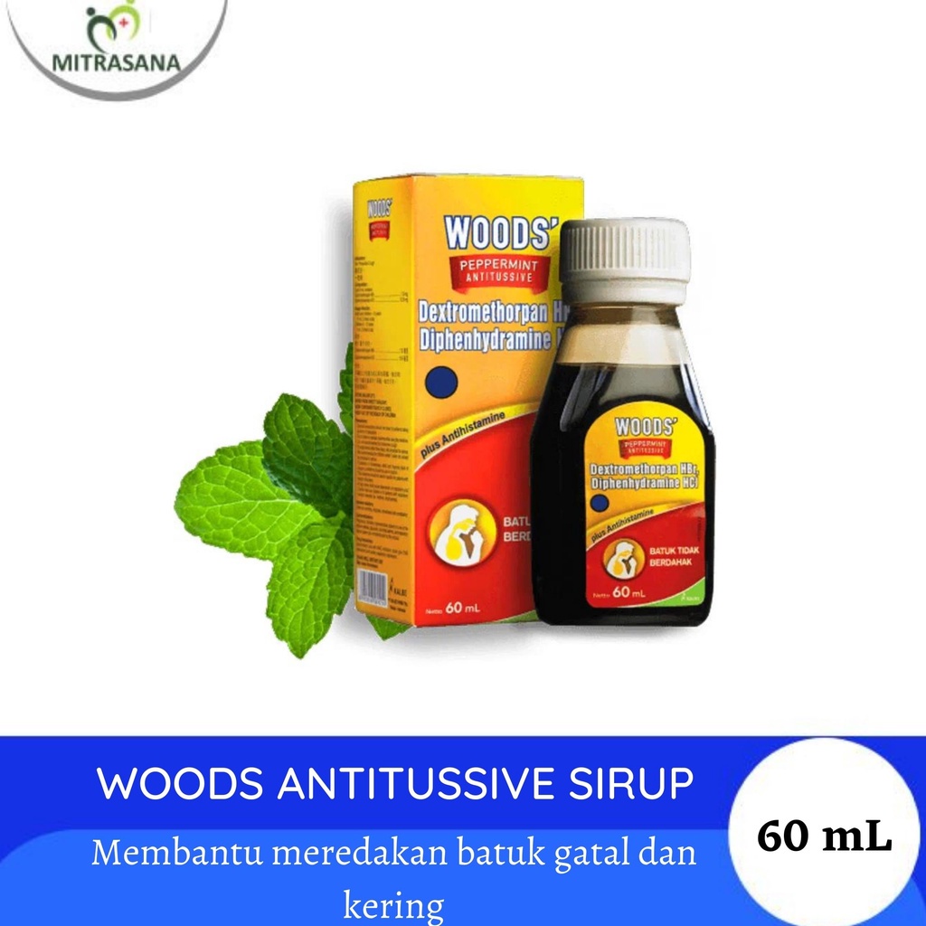 Jual Woods Antitussive Sirup Ml Membantu Meredakan Batuk Gatal Dan Kering Shopee Indonesia