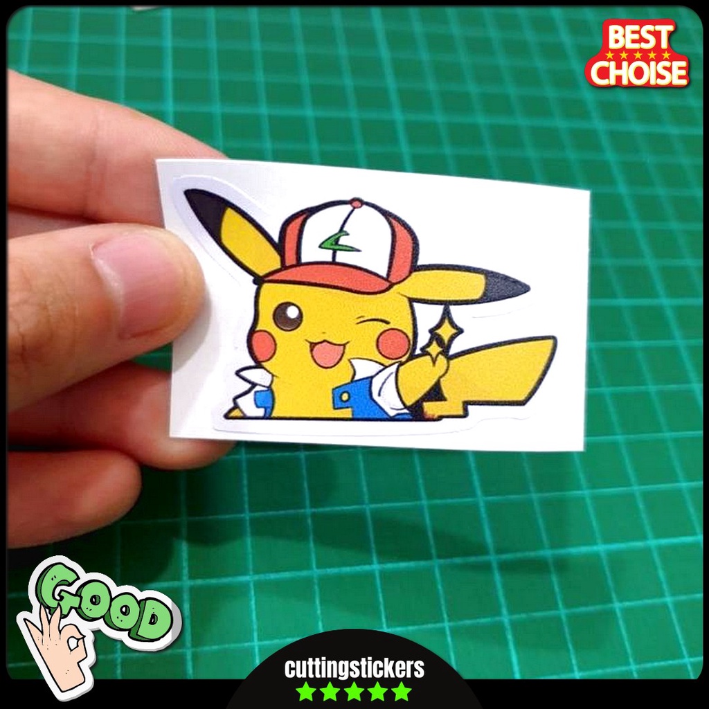 Jual Stiker Sticker Anime Pw0131 Pokemon Pikachu | Shopee Indonesia