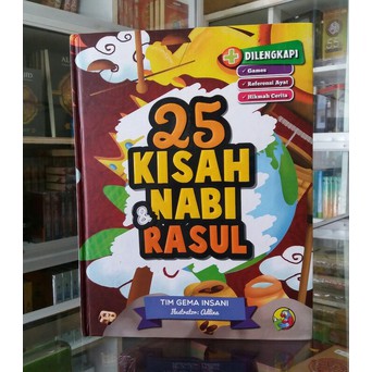 Jual Buku Kisah 25 Nabi Dan Rasul Hard Cover Original | Shopee Indonesia