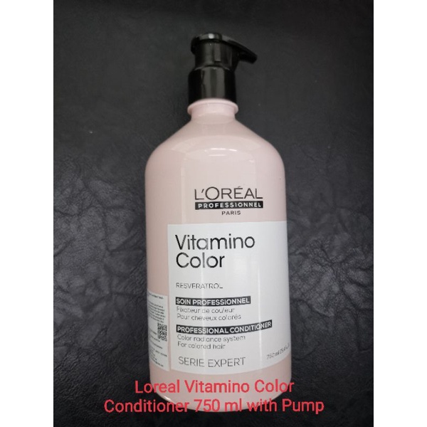 Jual Loreal Serie Expert Vitamino Color Conditioner 750 ml with pump