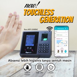 Promo FINGERSPOT Revo WFV-208BNC | WIFI | Absensi Wajah &Telapak Tangan (Vein)