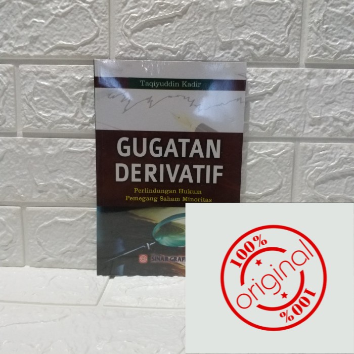 Jual GUGATAN DERIVATIF : PERLINDUNGAN HUKUM PEMEGANG SAHAM MINORITAS ...