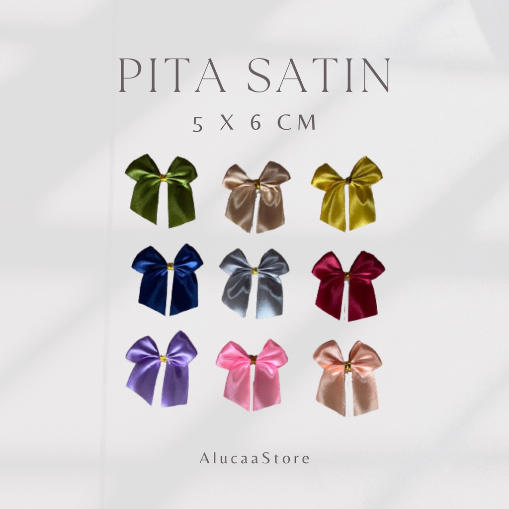 Jual Pita Satin 2cm - Pita Jadi - Pita Langsung Pakai - Pita Souvenir