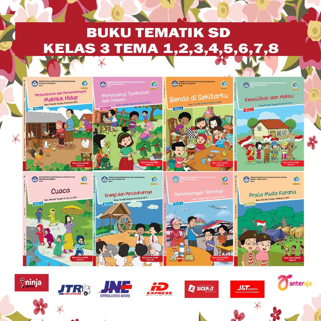 Jual Harga Satuan Buku Siswa Tematik K13 Kurikulum 2013 Kelas 3 Tema 1 ...