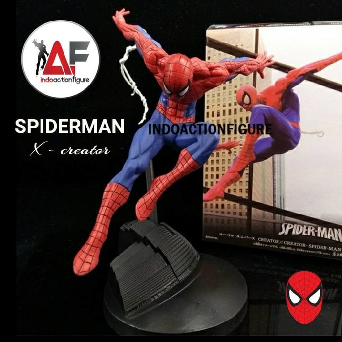 Statue Banpresto Spider-Man Creator X Creator – Japon, Sous Blister, Boîte Ouverte