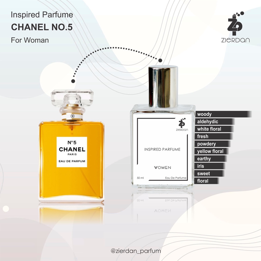 Inspired by chanel no 5 hot sale