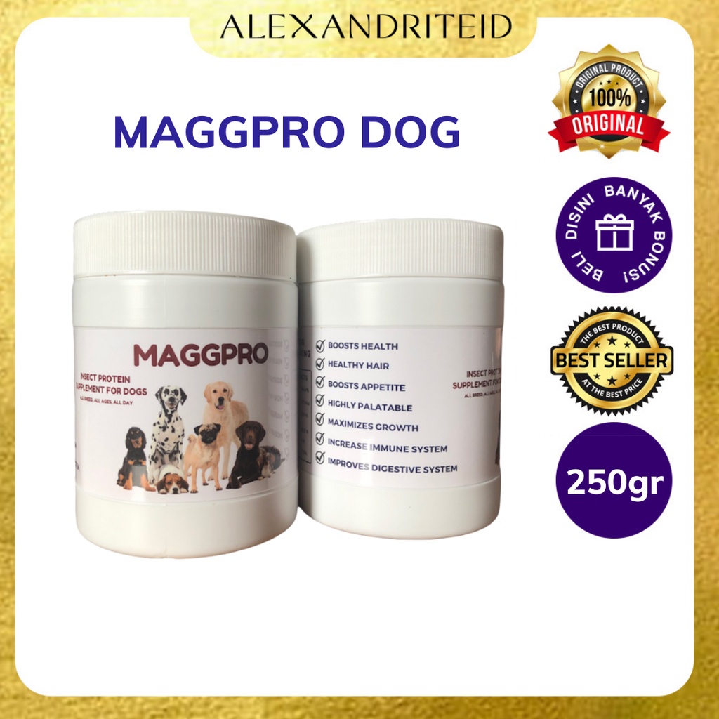 Jual MAGGPRO SUPLEMEN PROTEIN UNTUK ANJING 250gr | Shopee Indonesia