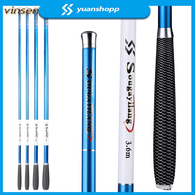 Jual Joran Tegek Fishing Rod Carbon Tegek Panjang 2.7m 3.6m 4.5m 5.4m 6 ...