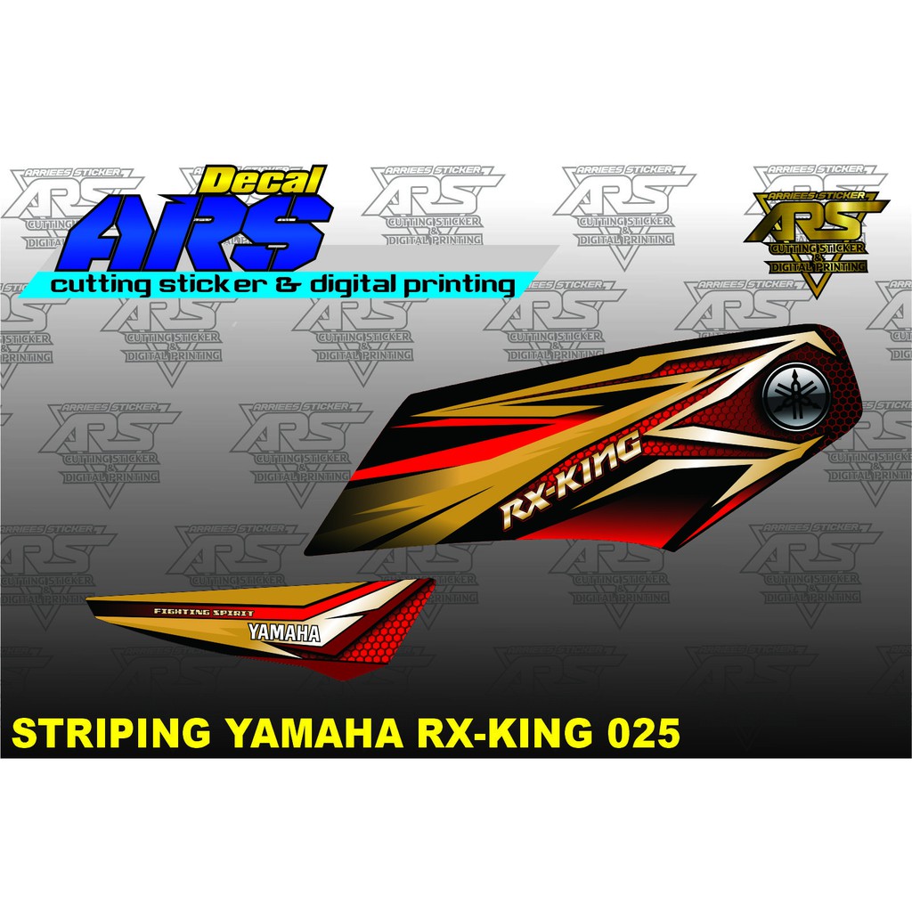 Jual Sticker Striping Lis Variasi Yamaha RX KING | Shopee Indonesia